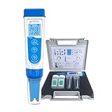 Apera Instruments EC60 Premium Leitfähigkeits-Messgerät (±1% Genauigkeit, EC/TDS/Salzgehalt...